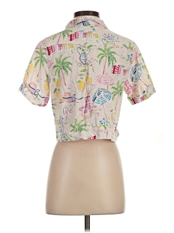 Calypso St. Barth Short Sleeve Blouse (view 2)