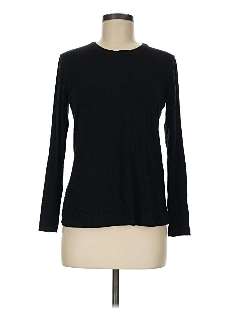 Pre-owned Assorted Brands Long Sleeve T-shirt In Black