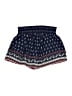 Lily White 100% Polyester Print Blue Shorts Size L - photo 2