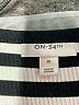 On 34th Stripes Black Short Sleeve Turtleneck Size XL - photo 7