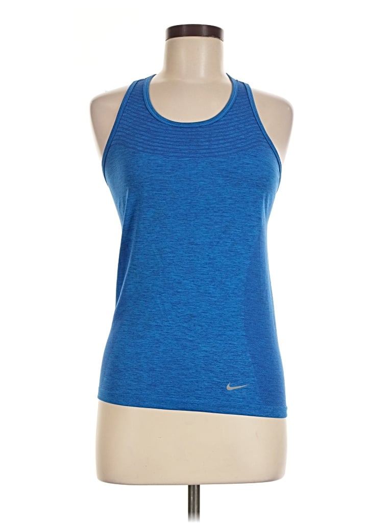 Pre-owned Nike Active Tank Top In Blue