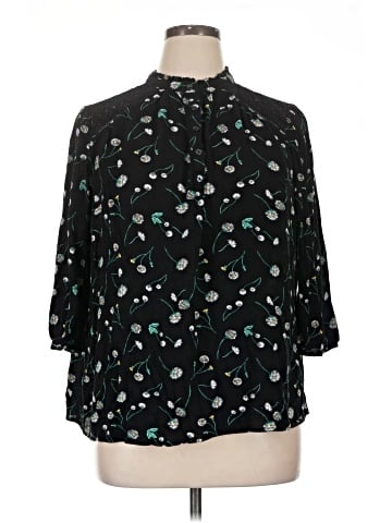 Torrid 3/4 Sleeve Blouse (view 1)