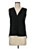 H&M 100% Polyester Black Sleeveless Blouse Size 6 - photo 1