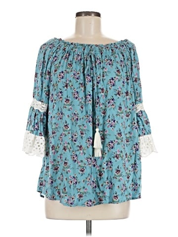 Lola P. 3/4 Sleeve Blouse (view 1)