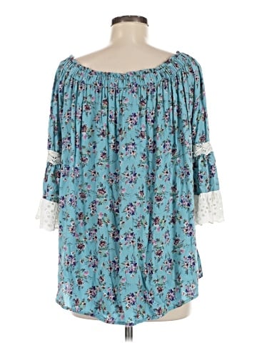 Lola P. 3/4 Sleeve Blouse (view 2)