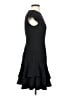 Eliza J Solid Black Cocktail Dress Size 4 - photo 4