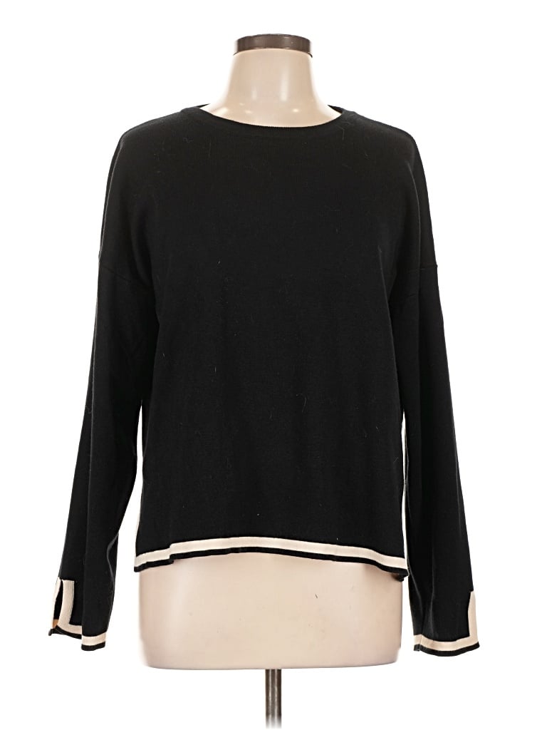 Pre-owned Unbranded Pullover Sweater In Black