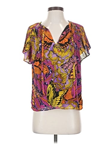 Philosophy Republic Clothing Short Sleeve Blouse (view 1)