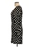 Just Fab Polka Dots Black Cocktail Dress Size L - photo 5