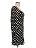 Just Fab Polka Dots Black Cocktail Dress Size L - photo 4