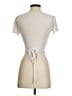 Garage Ivory Short Sleeve Turtleneck Size S - photo 2