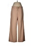 Unbranded 100% Polyester Solid Tan Casual Pants Size M - photo 1