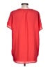 Pleione 100% Polyester Red 3/4 Sleeve Blouse Size L - photo 2