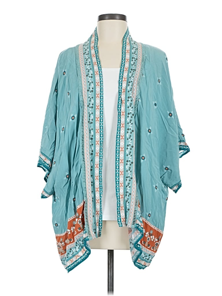 Pre-owned Matilda Jane Kimono In Teal