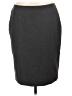 Nine West Solid Gray Formal Skirt Size 10 - photo 1