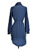 XOXO 100% Polyester Blue Casual Dress Size S - photo 2