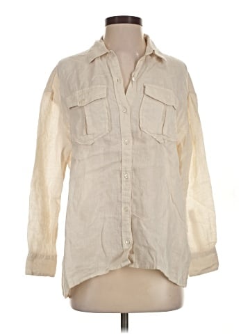 James Perse Long Sleeve Button-Down Shirt (view 1)