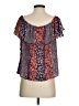 Maeve 100% Polyester Purple Short Sleeve Blouse Size XS - photo 2