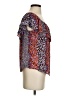 Maeve 100% Polyester Purple Short Sleeve Blouse Size XS - photo 4