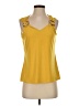 T Tahari Yellow Sleeveless Top Size S - photo 1