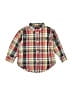 Chaps 100% Cotton Plaid Red Long Sleeve Button-Down Shirt 12-18 MO / 18 MO - photo 1