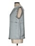 Ann Taylor LOFT 100% Polyester Silver Sleeveless Blouse Size L - photo 5