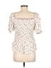 Max Studio 100% Rayon Ivory 3/4 Sleeve Blouse Size M - photo 2