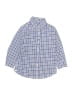 Crewcuts Checkered-gingham Blue Short Sleeve Button-Down Shirt Size 3 - photo 1