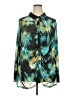 Future Collective Tie-dye Green Long Sleeve Blouse Size 4X - photo 1
