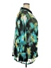 Future Collective Tie-dye Green Long Sleeve Blouse Size 4X - photo 4