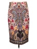 ECI Paisley Brown Formal Skirt Size L - photo 1