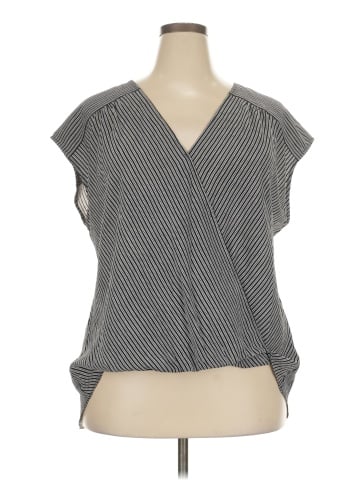 Max Studio Short Sleeve Blouse (view 1)