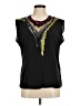Olive and Oak 100% Polyester Black Sleeveless Blouse Size M - photo 1