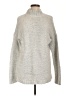 Marine Layer Silver Turtleneck Sweater Size L - photo 1