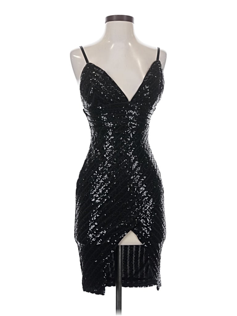 Pre-owned Privy Cocktail Dress In Black