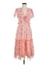 LoveShackFancy Floral Pink Cocktail Dress Size 6 - photo 1