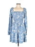WAYF 100% Polyester Blue Casual Dress Size M - photo 1