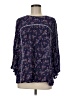 J.Jill 100% Rayon Blue 3/4 Sleeve Blouse Size M - photo 1