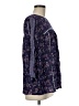 J.Jill 100% Rayon Blue 3/4 Sleeve Blouse Size M - photo 4