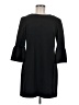 Zara Solid Black Casual Dress Size M - photo 1