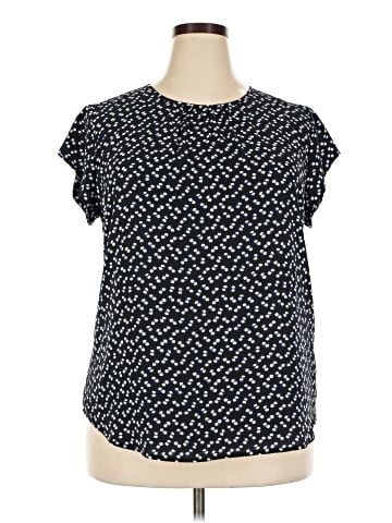 Monday Fun Short Sleeve Blouse (view 1)