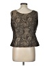 Kasper Brown Sleeveless Blouse Size 12 Petite - photo 2