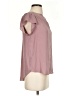 maette 100% Polyester Pink Short Sleeve Blouse Size XS - photo 4