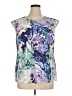 Talbots 100% Polyester Purple Sleeveless Blouse Size 16 Petite - photo 1