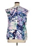 Talbots 100% Polyester Purple Sleeveless Blouse Size 16 Petite - photo 2