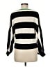 Maeve by Anthropologie Stripes Black Pullover Sweater Size M - photo 2