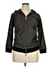 John Richmond 100% Polyester Graphic Black Jacket Size 14 - photo 1
