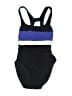 Jag Color Block Black One Piece Swimsuit Size 6 - photo 1