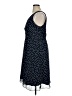 Mark Eisen Collection 100% Polyester Polka Dots Blue Casual Dress Size 14 - photo 5