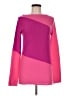 Diane von Furstenberg Color Block Pink Wool Pullover Sweater Size M - photo 1